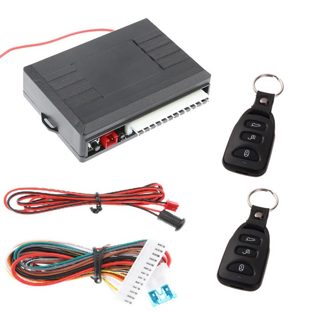 Kit Central Remoto Automático Auto Remote Central Kit 12V Car Door Lock 315MHz con LED Light Car Alarm System