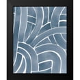 thumbnail image 2 of Vess, June Erica 15x18 Black Modern Framed Museum Art Print Titled - Indigo Maze II, 2 of 5