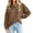 104#Brown, variant on Crew Neck Sweatshirts Women Fall Oversized Crewneck Sweatshirt Vintage Pullover Loose Fit Cute Y2K Tops