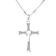 thumbnail image 3 of Collar de cruz s925 colgante de cruz de estrella de plata estilo europeo y americano colgante de hombre, 3 of 3