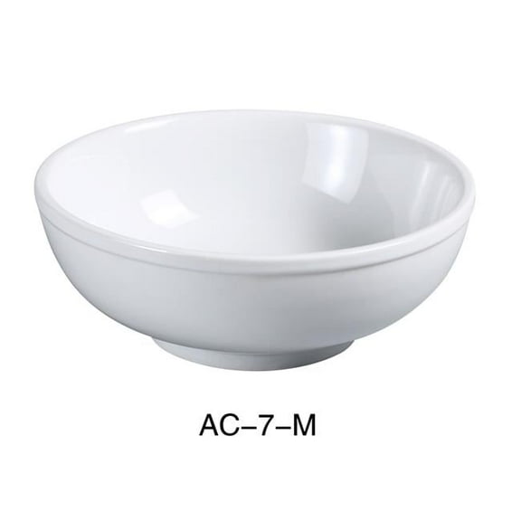 Yanco AC-7-M 7.5 in. 25 oz ABCO Menudo Bowl - Porcelain, Super White - Pack of 24