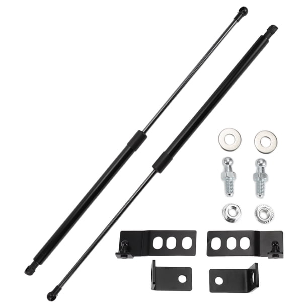 Resortes de elevación únicos para Volkswagen Jetta MK7 2019-2024, resorte de gas para el capó delantero negro con soporte de montaje, junta, 2 juegos