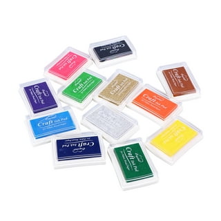1pc Retro Color Stamp Pads Washable Ink Pads For Kids Craft Ink