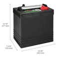 EverStart Golf Car Battery, Group Size GC2 (6V/107 RC)