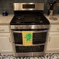 thumbnail image 3 of Carolines Treasures BB7184KTWL Basil on Basketweave Kitchen Towel 15 X 28" multicolor, 3 of 4