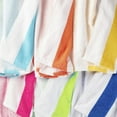 thumbnail image 2 of 6 Pack Cabana Stripe Beach Towels, 100% Cotton, Assorted Colors, 28 in x 60 in, 2 of 6