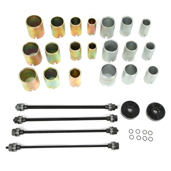 Sleeve Removal Set Bushing Removal Tool Rear Axle Bushing 27Pcs/Set Universal Carbon Steel Rear Axle Bushing Removal Tool Set