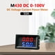 thumbnail image 5 of WDOplteas DC0-100V Amp Volt Gauge Dual LED Medidor corriente voltaje digital (Rojo Azul 50A), 5 of 9