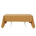thumbnail image 6 of Efavormart Premium Polyester Rectangle Tablecloth 60"x126" Gold - 220GSM Wrinkle-Resistant Table Cover, 6 of 8