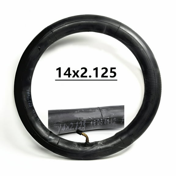 MELIVO 14 inch 14x2.125 Inner tube For Electric Bike Wheelbarrow Metal Bent Valve
