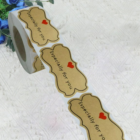 RENACLIPY Sealing Label Kraft Paper 250pcs