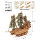 thumbnail image 3 of Kit de rompecabezas 3D de madera con diseño de barco pirata holandés volador para adultos, 3 of 7