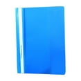 thumbnail image 1 of Blue File Folder A4 Polypropylene with Transparent Front Cover, Assorted Color Plastic Report Covers with Prongs, Clear Front Report Cover for Presentation, Document, Back to School, 1 of 8
