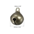 thumbnail image 2 of 14mm Small Jingle Bells for Craft DIY Christmas Vacuum Plating Bronze Tone 48 Pack, 2 of 5