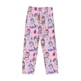 thumbnail image 3 of Lsque Christmas Unicorns Print Men's Pajama Pants, Lounge Pant - Comfortable Home Wear,Elastic Waistband, Stylish Design-Medium, 3 of 9