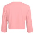 thumbnail image 7 of Arlun Fall Cropped Cardigan for Women Lightweight 3/4 Length Sleeve Open Front Cardigans for Oktoberfest Trendy Casual Crew Neck Solid Color Basic Thin Outerwear, 7 of 7