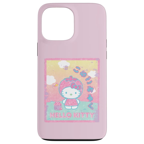 Funda de teléfono Hello Kitty Strawberry Milk para iPhone 13 Pro Max