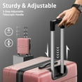 thumbnail image 6 of ALPULON 3 Piece Luggage Sets with TSA Locks, Hardside Suitcase Set with Spinner Wheels, 20in24in28in, Rose Pink, 6 of 6