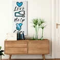 thumbnail image 2 of Stupell Industries Healthcare Phrases Love Help Care Blue Illustrations Canvas Wall Art by Marcus Prime, 2 of 6