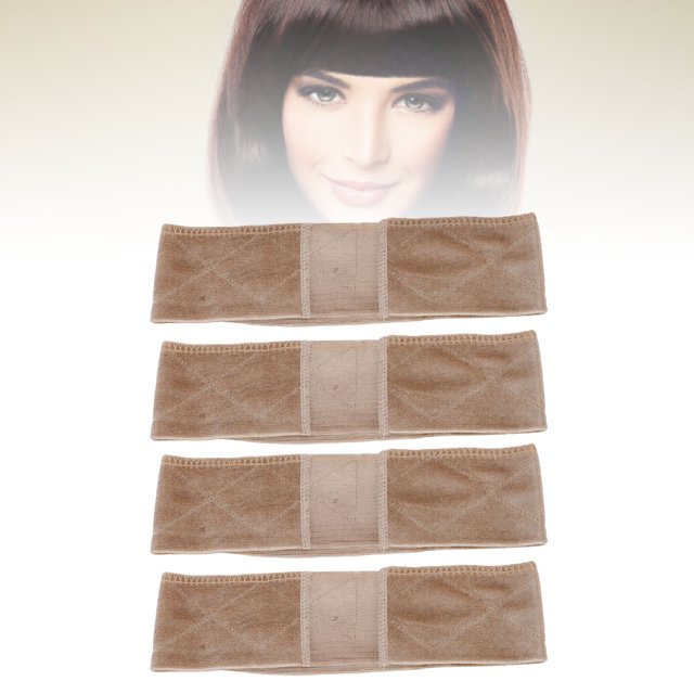 Wig Grip Band Elastic Non Slip Lace Headband for Women Secure Comfortable Fit Adjustable Wig Accessory 4 Pack