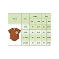 thumbnail image 4 of FEORJGP Infant Baby Girls Boys Romper 3M 6M 12M 18M Newborn Letter Print Short Sleeve Bodysuits Crew Neck Jumpsuits Toddler Loose Summer Casual Clothes, 4 of 9