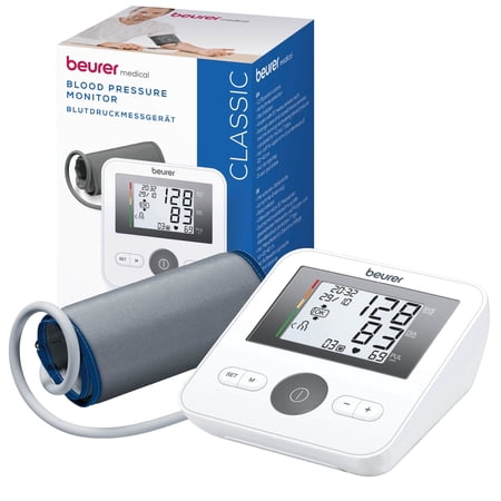 BM27 Upper Arm Blood Pressure Monitor, 120 Memory Sets, Irregular Heart Rate Detection, Apple Health Compatible