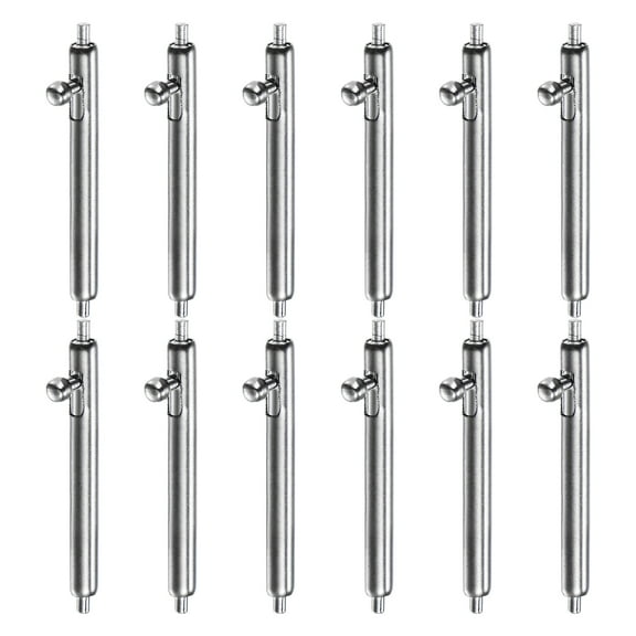 12pcs 16mm Quick Release Spring Bar 1.8mm Diameter Stainless Steel Watch Pins