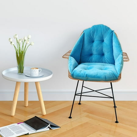 

NIUREDLTD Semi-Enclosed One Seat Cushion Chair Cushions Desk Seat Cushion Warm Comfort Sea