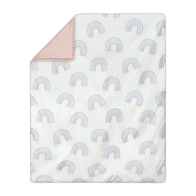 Pastel rainbow online crib bedding