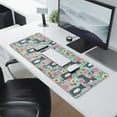 thumbnail image 2 of Long Mouse Pads for Desk,Cute Pitbull Terriers Dog and Flowers Desk Mats on Top Of Desks, Desk Mouse Pad Extra Large with 3mm Non-Slip Base and Stitched Edge for Gaming,Office,Work,Home 31.5"x11.8", 2 of 6