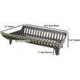 thumbnail image 5 of HY-C Liberty Foundry G22-BX Fire Grate, 22" W x 12" D x 5.25" H, Black, Cast Iron, 5 of 5
