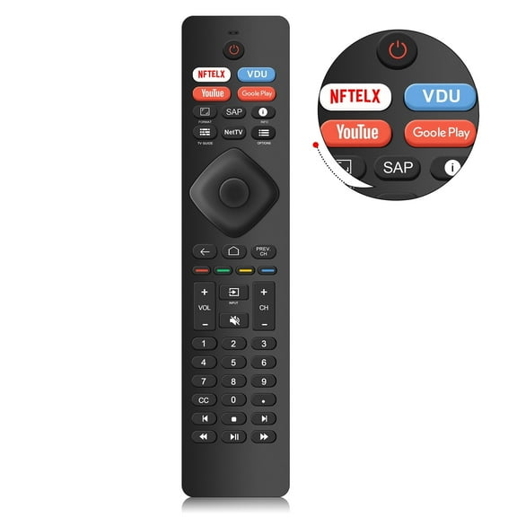 NH800UP RF402A-V14 Replacement for Philips Smart TV Remote Control, Universal for Philips 4K UHD Android Smart TVs, 50PFL5704/F7 55PFL5604/F7 55PFL5704/F7 65PFL5504/F7 65PFL5704/F7