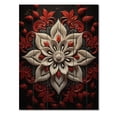 thumbnail image 3 of Designart "Rangoli s Divine Patterns in Hinduism I" Hinduisim Print on Natural Pine Wood, 3 of 5