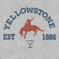 thumbnail image 2 of Women's Yellowstone Distressed Rider Silhouette Est. 1886  Graphic T-Shirt, 2 of 4