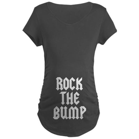 

CafePress - Rock The Bump Maternity Maternity Dark T Shirt - Maternity Dark T-Shirt