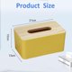 thumbnail image 2 of Laklulu - Funda rectangular para caja de pañuelos de papel, soporte para guardar pañuelos faciales en el tocador del baño, encimera o tocador del dormitorio, 2 of 5