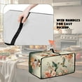 thumbnail image 5 of Renewold Toaster Oven Cover Stain-Resistant Air Fryer Smart Oven Protector with Storage Pockets Easy Clean Kitchen Appliance Accessories, 22.5 x 18.5 x 13 Inches, Hummingbird Flower Retro, 5 of 7