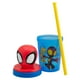 thumbnail image 5 of Vaso De Plástico con Tapa Figura 3D Y Popote, Diseño Spidey and His Friends, Colección Personajes Animados, Capacidad 384ml, Color Azul, 5 of 6
