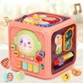 thumbnail image 5 of 6 In 1 Activity Cube Toys for 1 Year Old, Board for Babies 12-18 Months, Car Travel Airplane Toys for Toddlers 1-3, Christmas Birthday Gifts for 1 Year Old Boys Girls HJJLRH, 5 of 5