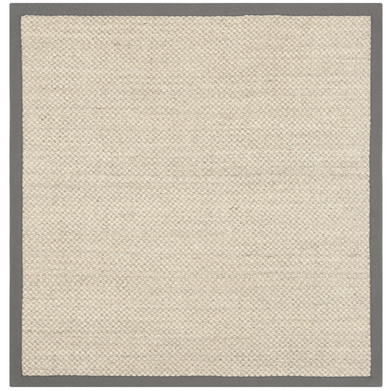 SAFAVIEH Natural Fiber Juniper Solid Runner Rug, Marble/Grey, 2' x 6'