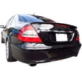 thumbnail image 2 of Ikon Motorsports Compatible with 03-09 Benz E-Class W211 4Dr Sedan Trunk Spoiler - Carbon Fiber CF, 2 of 7