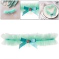 thumbnail image 4 of Elastic Thigh Garters Belt Girls Bridal Garter 40.00X60.0ornecedorX3.00cm Classic Wedding Accessory 1Pack, 4 of 5