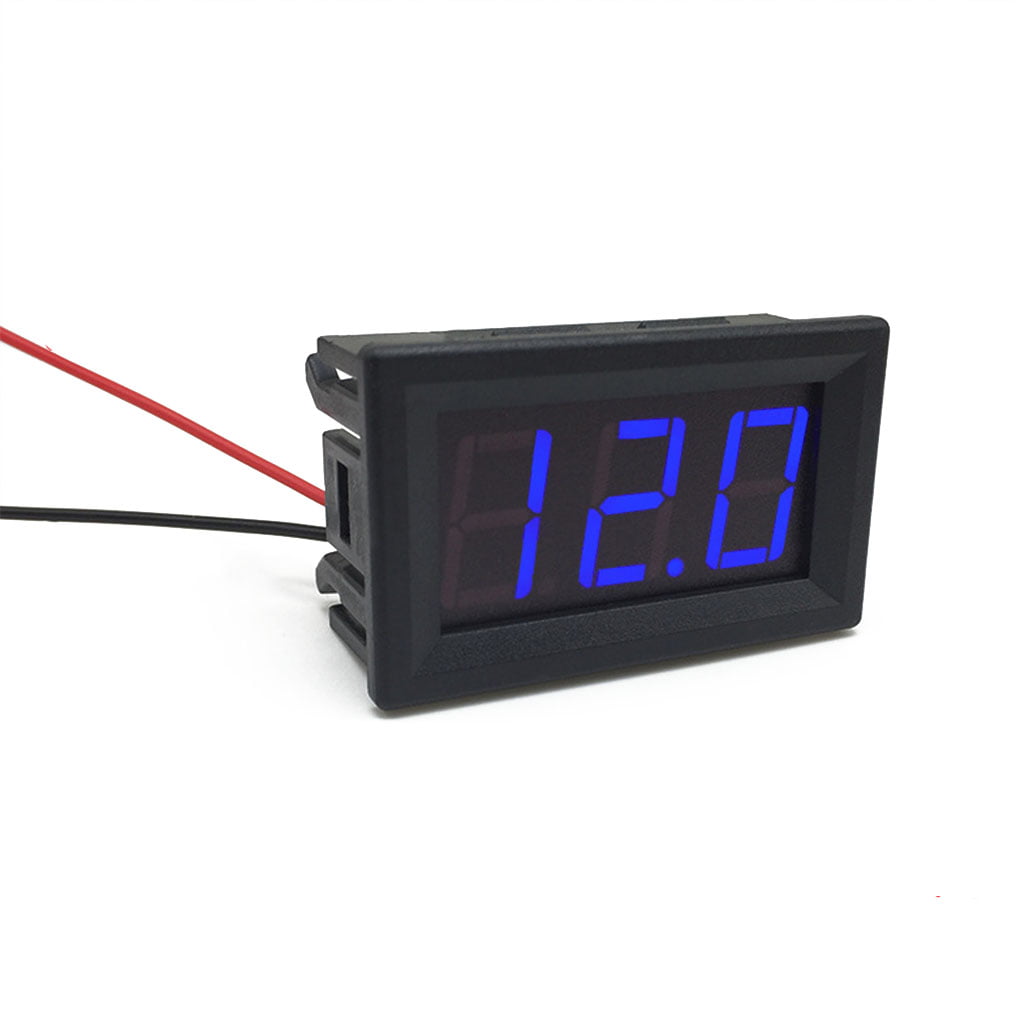 TOP two-wire 0.36` RED LED DC Digital Voltmeter Panel Meter DC 4.7-32V 