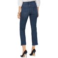 thumbnail image 2 of NYDJ Womens Marilyn Ankle High Rise Straight Leg Jeans Navy 6, 2 of 2