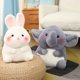 thumbnail image 2 of 18-40cm bola en forma de animales de peluche de conejito de dibujos animados Rosa mono cerdo elefante de abrazo de peluche Peluches Juguetes Ferry de peluche suave muñeca, 2 of 5