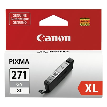 - Canon 0340C001 (CLI-271XL) High-Yield Ink, Gray