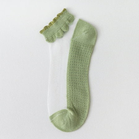 

XMMSWDLA Socks Deals Clearance Fashion Women Mesh Ladies Breathability Patchwork Thin Socks Women’s Stockings