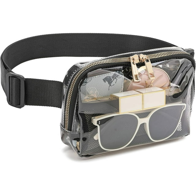 HELIAHOO Sac Banane à Fermeture Éclair 2 Voies pour Femmes Hommes Mini Sac Ceinture Petit Sac de Taille Pochette Voyage Extérieur Randonnée Course Décontracté Ajustable (F4-Violet) CJ915-8081