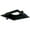 Black, variant on Nora Lighting NM2-MLS1BB M2 2" 1 Light Square Recessed Trim - Black