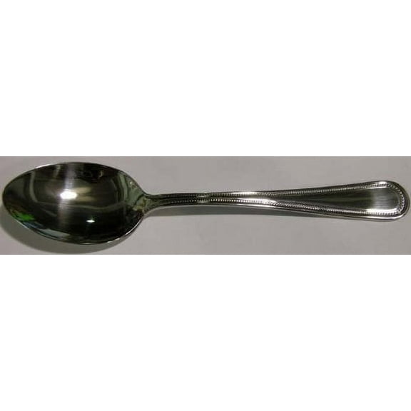 Winco 0005-03, Dots Heavyweight Dinner Spoon,18/0 Stainless Steel, Mirror Finish, 12/Pack